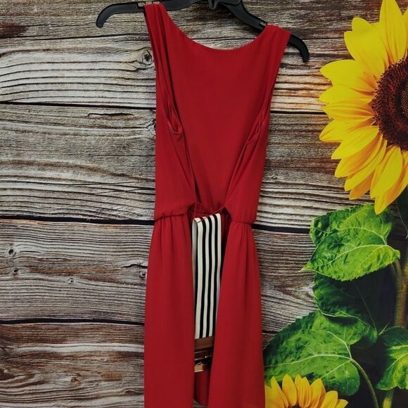 BCX Sleeveless Women's Red dress size : medium midi Pre-owned - Picture 2 of 8